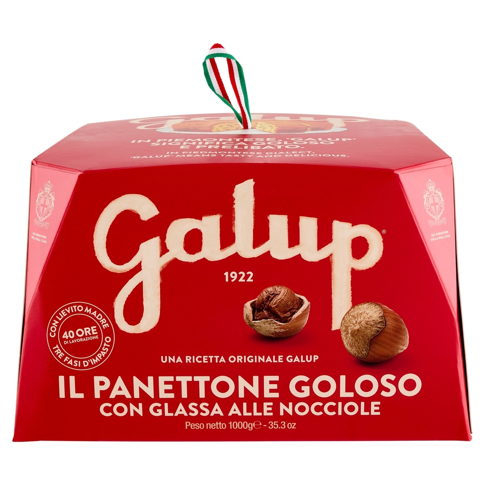 Galup il Panettone Goloso con Glassa alle Nocciole 1000 g