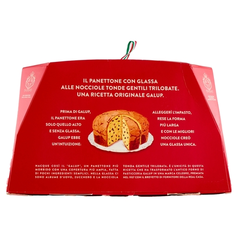 Galup il Panettone Goloso con Glassa alle Nocciole 1000 g