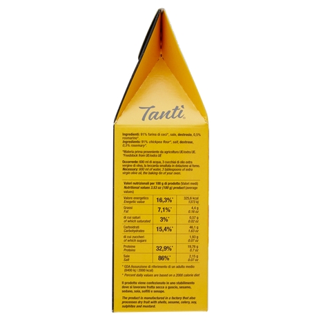 Tantì Farinata Focaccia di Ceci 210 g