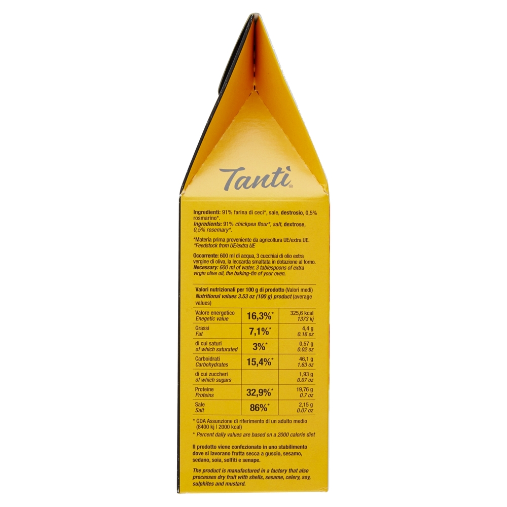 Tantì Farinata Focaccia di Ceci 210 g