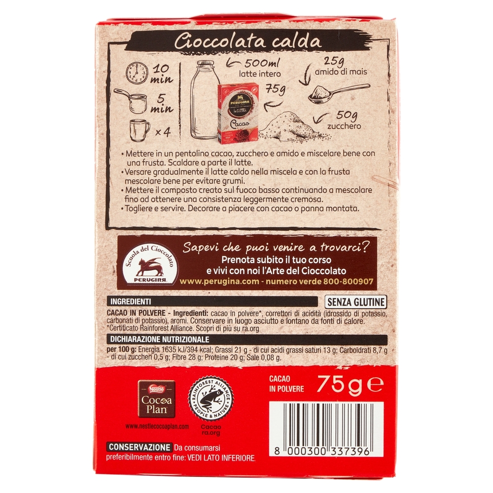 PERUGINA Cacao Amaro in Polvere 75g
