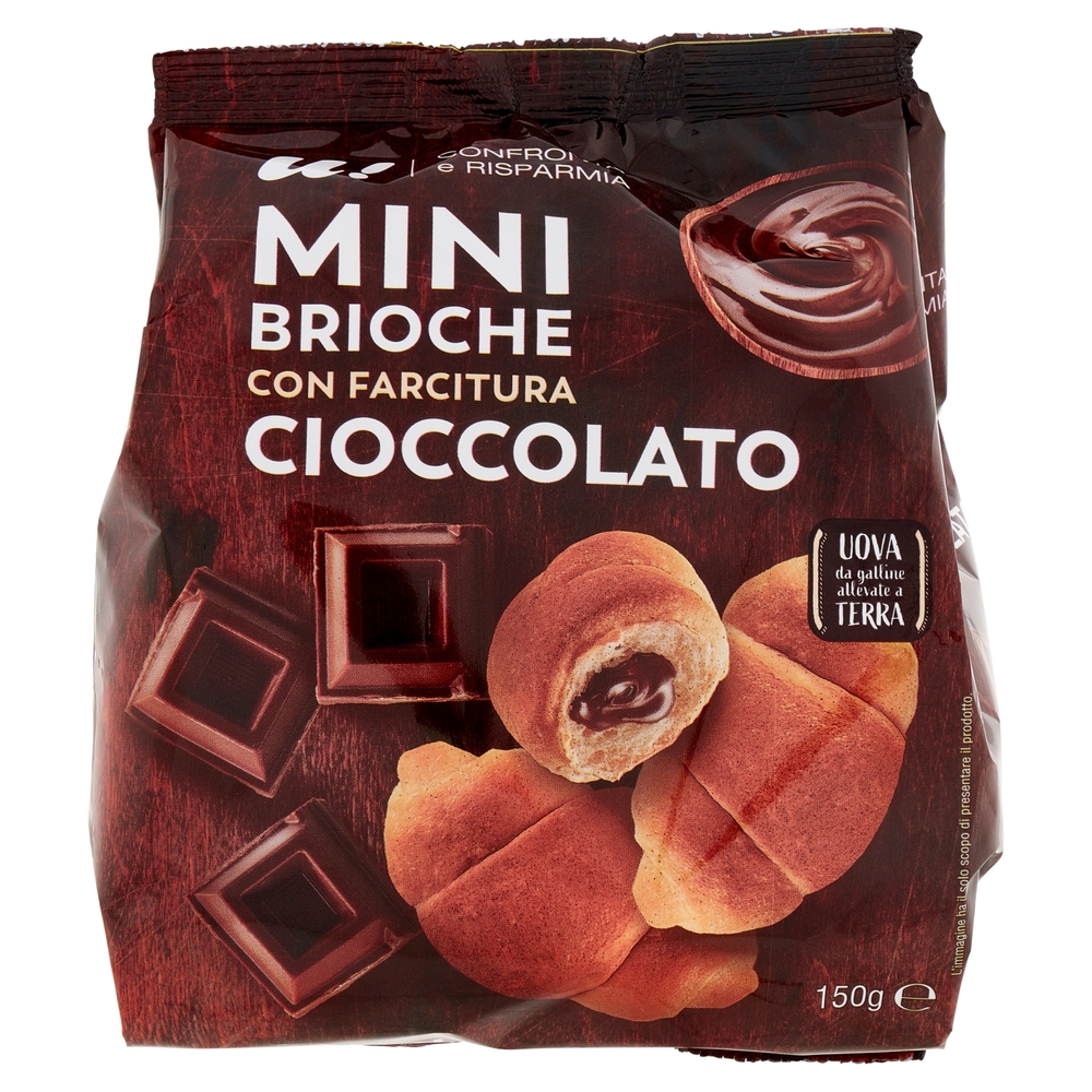 Minibrioche con Farcitura al Cioccolato U! Confronta e Risparmia