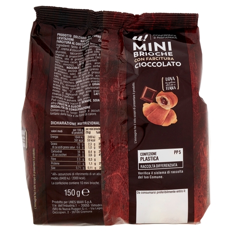 Minibrioche con Farcitura al Cioccolato U! Confronta e Risparmia