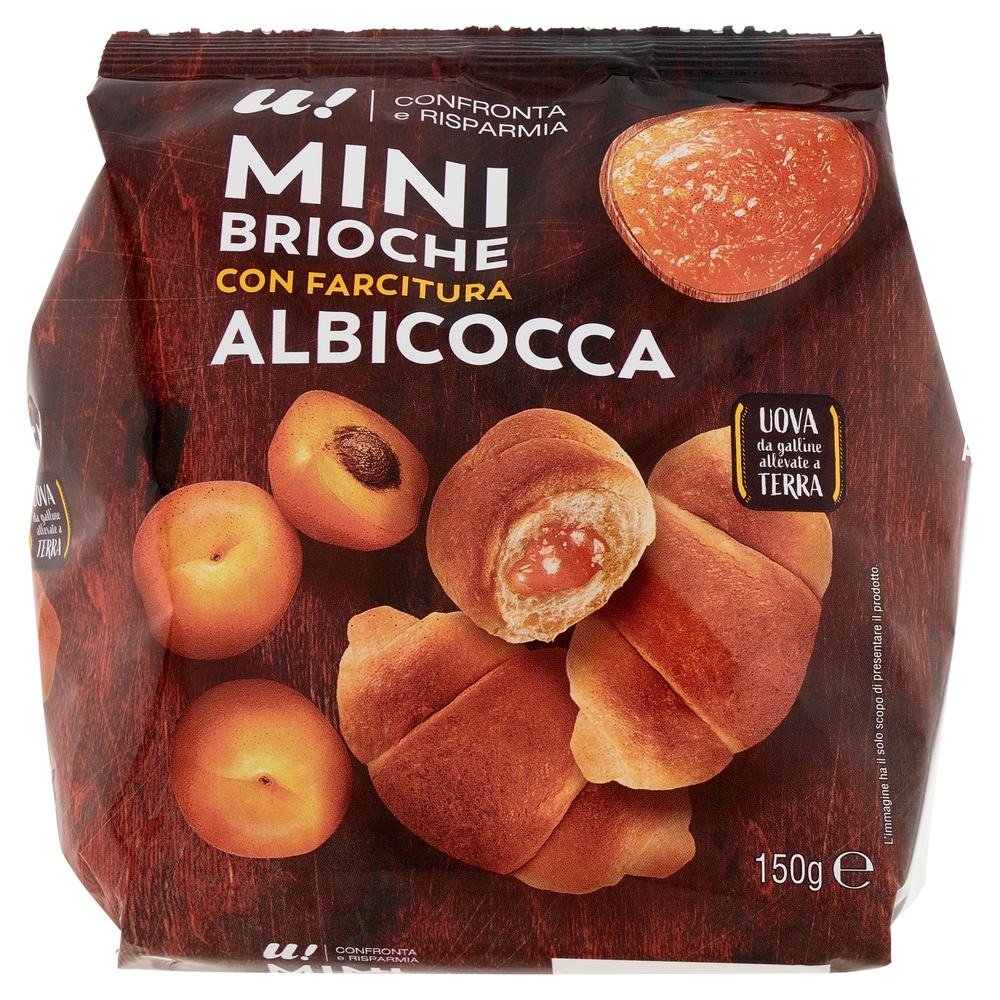 Minibrioche con Farcitura all' Albicocca U! Confronta e Risparmia
