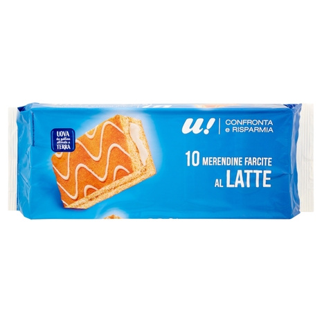 10 Merendine Farcite al Latte U! Confronta e Risparmia