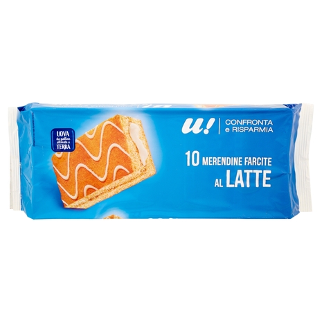 10 Merendine Farcite al Latte U! Confronta e Risparmia