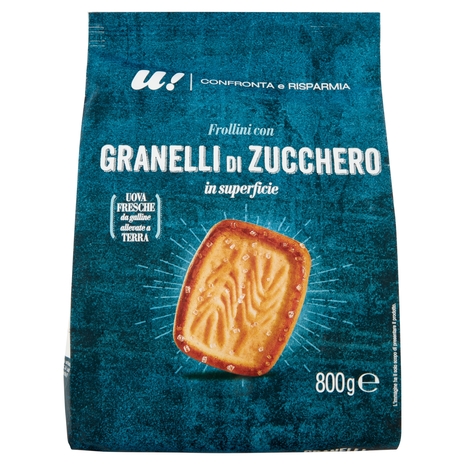 Frollini con Granelli di Zucchero U! Confronta e Risparmia