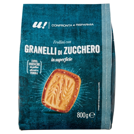 Frollini con Granelli di Zucchero U! Confronta e Risparmia