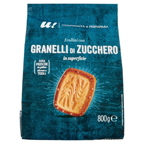 Frollini con Granelli di Zucchero U! Confronta e Risparmia