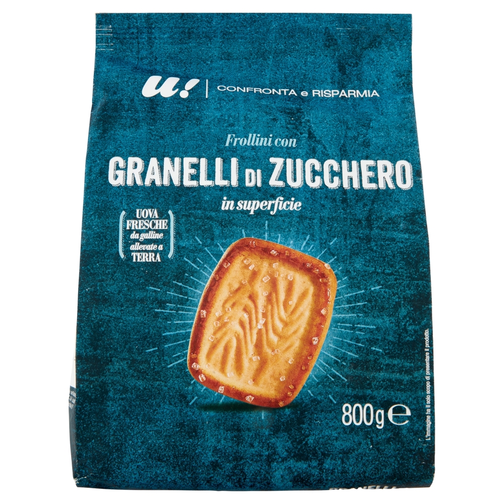 Frollini con Granelli di Zucchero U! Confronta e Risparmia