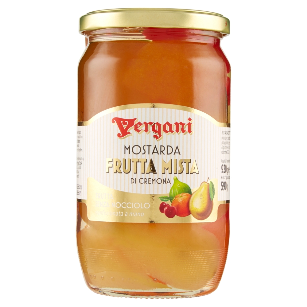 Vergani Mostarda Frutta Mista di Cremona 920 g