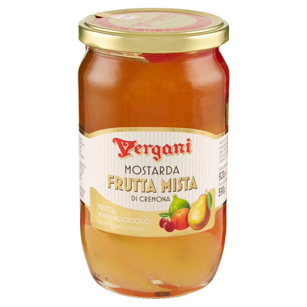Vergani Mostarda Frutta Mista di Cremona 920 g