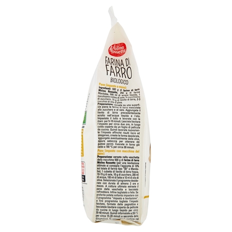Molino Rossetto Farine Speciali Farina di Farro Biologico 500 g