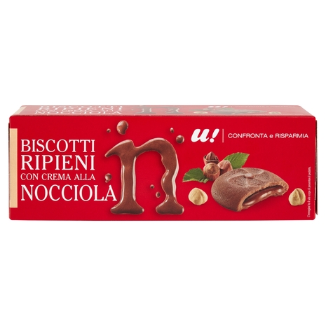Biscotti Ripieni con Crema alla Nocciola U! Confronta e Risparmia