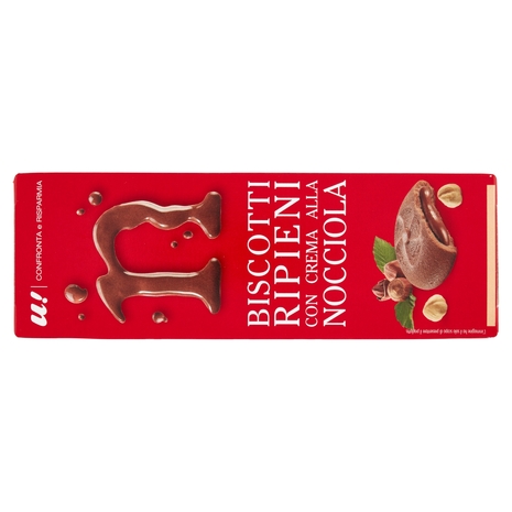 Biscotti Ripieni con Crema alla Nocciola U! Confronta e Risparmia