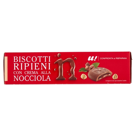 Biscotti Ripieni con Crema alla Nocciola U! Confronta e Risparmia