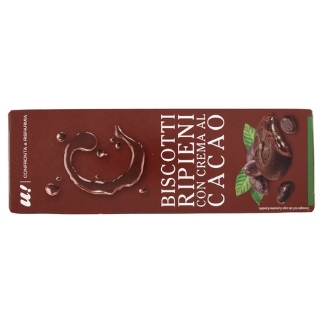 Biscotti Ripieni con Crema al Cacao U! Confronta e Risparmia
