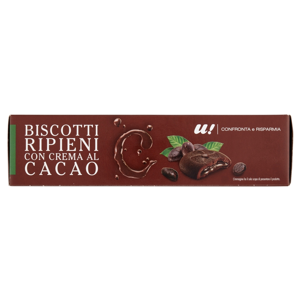 Biscotti Ripieni con Crema al Cacao U! Confronta e Risparmia
