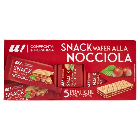Snack Wafer alla Nocciola U! Confronta e Risparmia