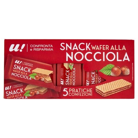 Snack Wafer alla Nocciola U! Confronta e Risparmia