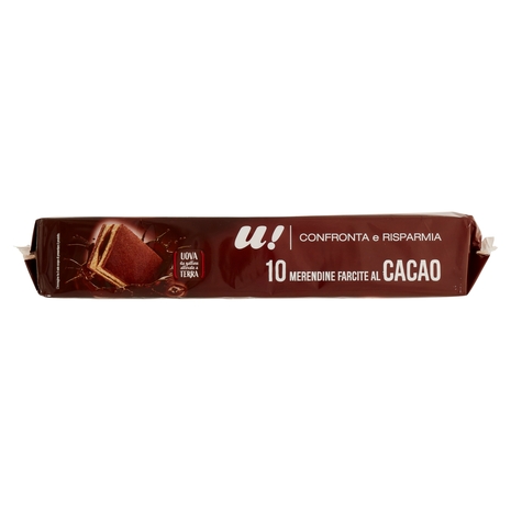 10 Merendine Farcite al Cacao U! Confronta e Risparmia