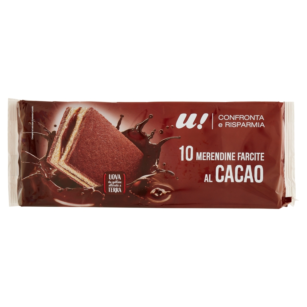 10 Merendine Farcite al Cacao U! Confronta e Risparmia