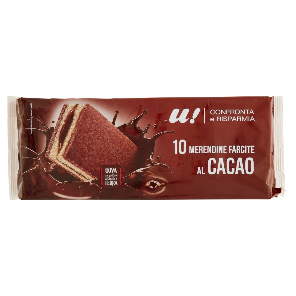 10 Merendine Farcite al Cacao U! Confronta e Risparmia