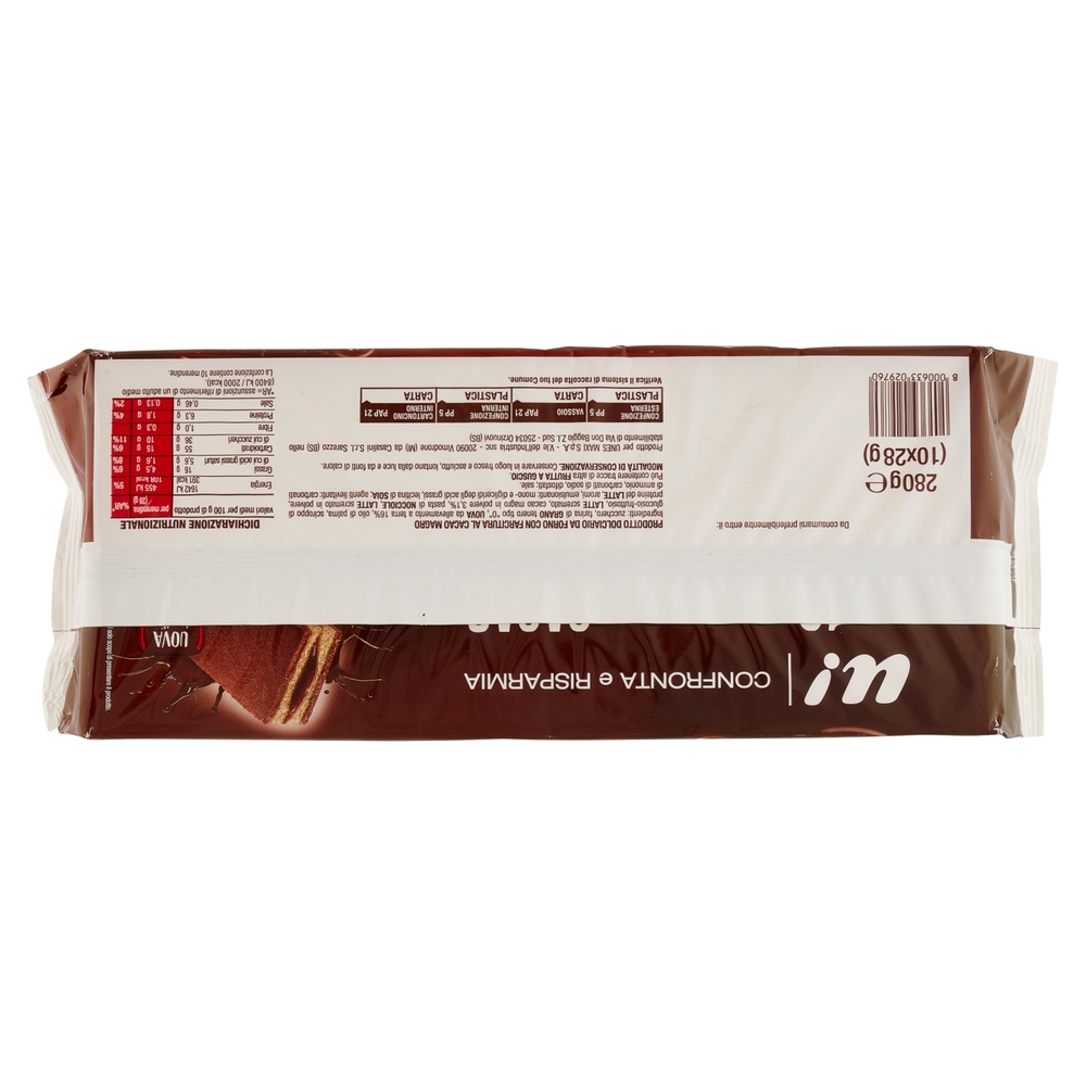 10 Merendine Farcite al Cacao U! Confronta e Risparmia