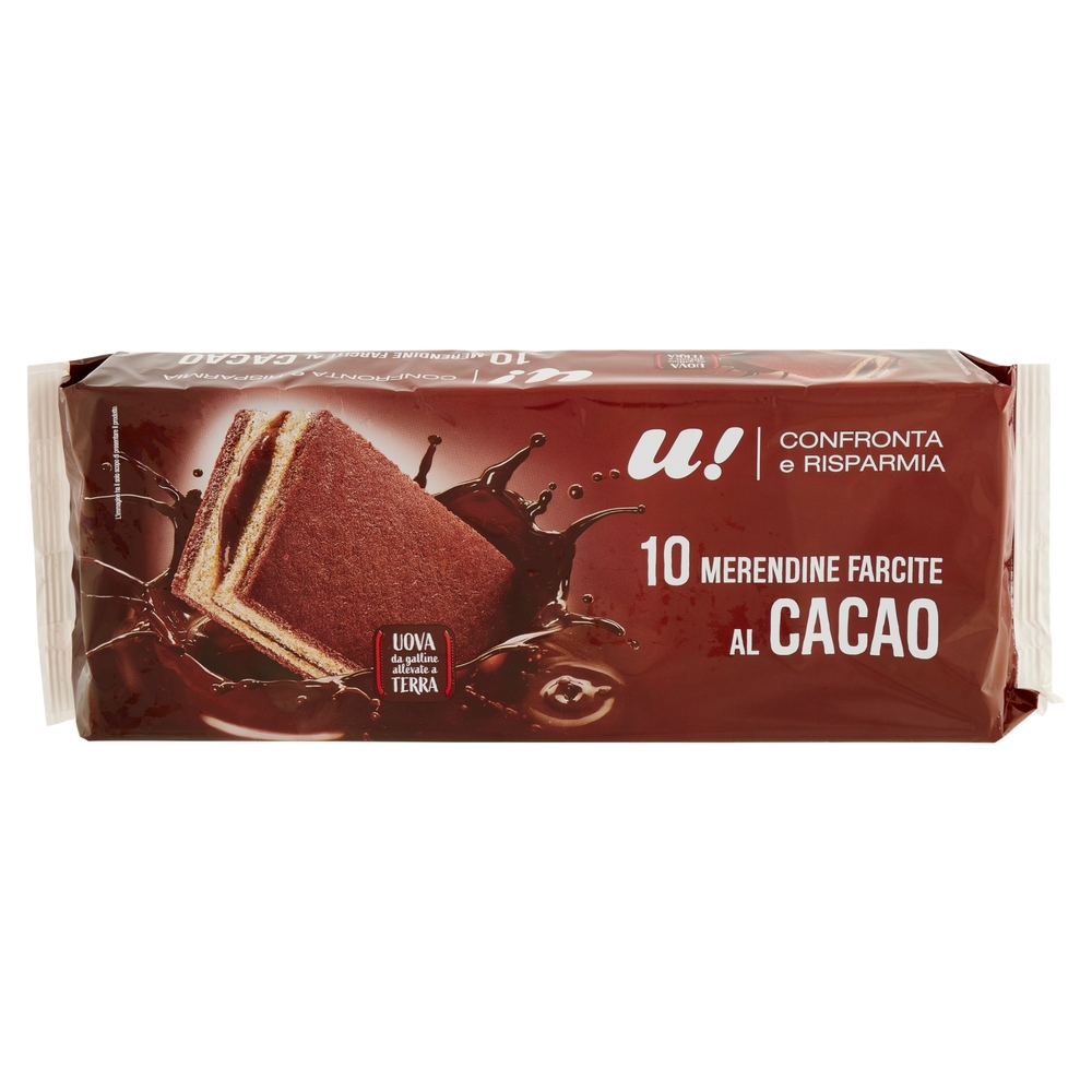 10 Merendine Farcite al Cacao U! Confronta e Risparmia