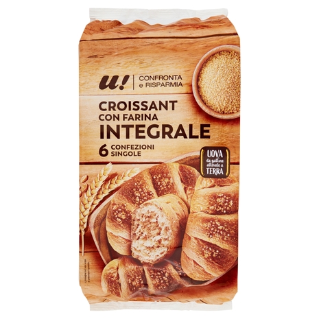 6 Croissant con Farina Integrale U! Confronta e Risparmia