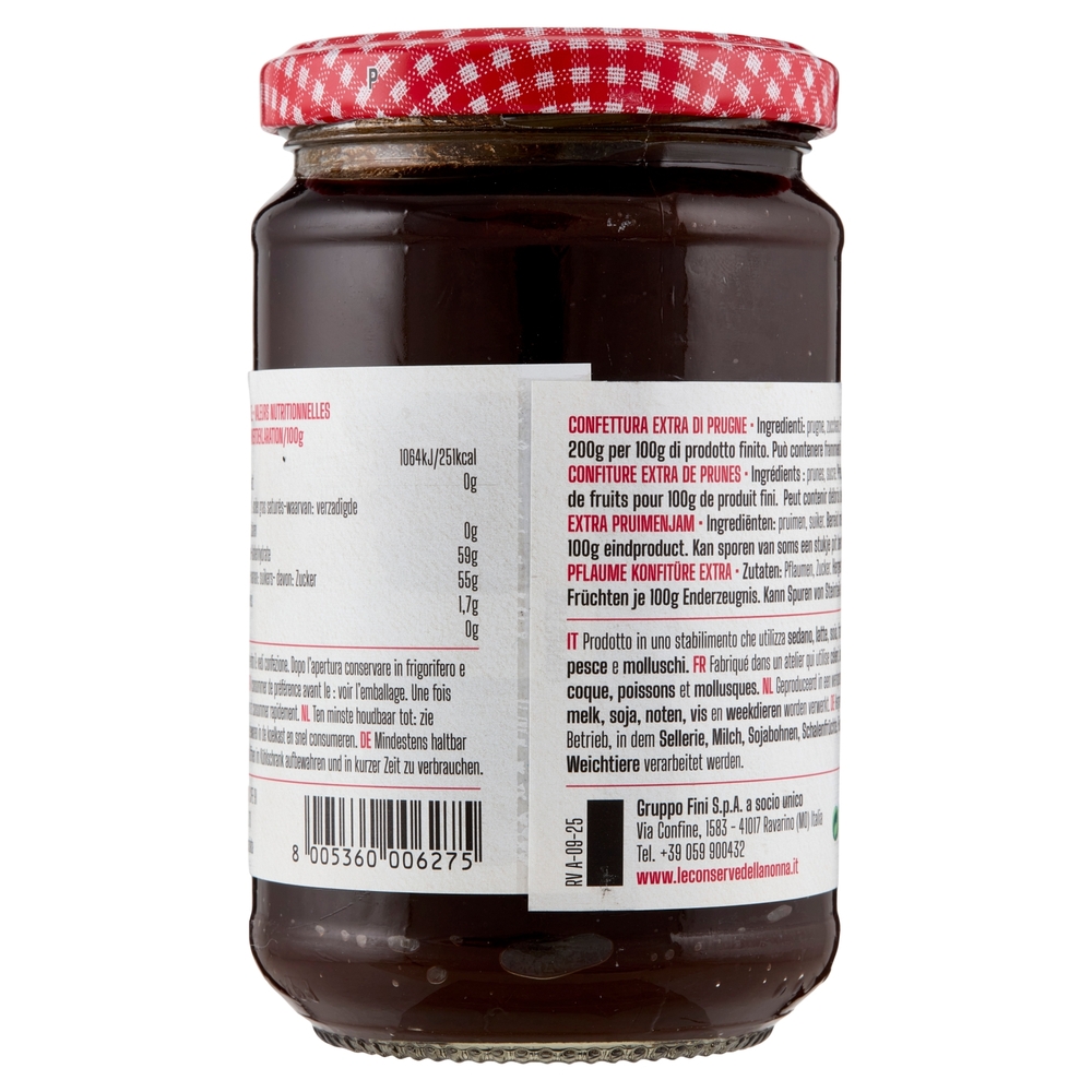Le Conserve della Nonna Prugna dell'Emilia - Romagna 340 g