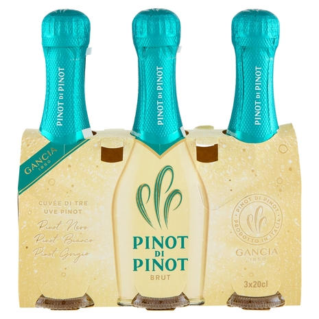 Gancia Pinot di Pinot Brut Vino Spumante 3 x 20 cl