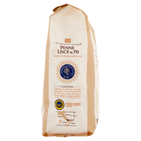 Penne Lisce n.70 di Gragnano IGP Il Viaggiator Goloso