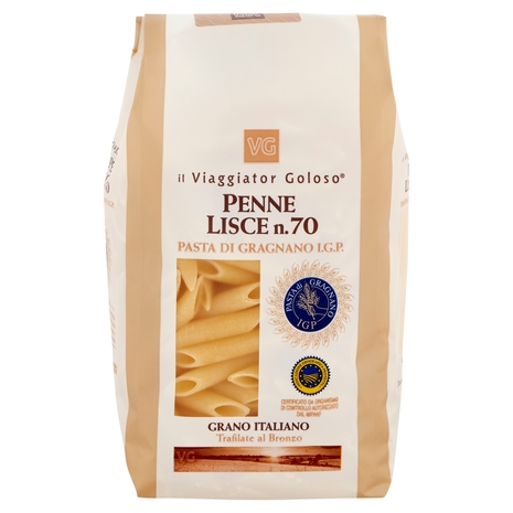 Penne Lisce n.70 di Gragnano IGP Il Viaggiator Goloso