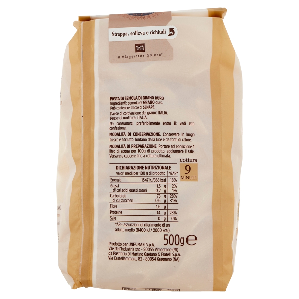 Pennoni Rigati n.48 di Gragnano IGP Il Viaggiator Goloso