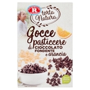 F.lli Rebecchi Valtrebbia torta Natura Gocce pasticcere di Cioccolato Fondente e arancia 90 g
