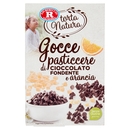 F.lli Rebecchi Valtrebbia torta Natura Gocce pasticcere di Cioccolato Fondente e arancia 90 g