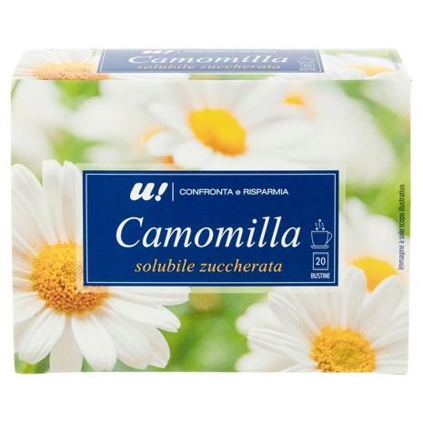 Camomilla Solubile Zuccherata U! Confronta e Risparmia