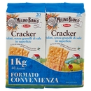Mulino Bianco Cracker Salati Senza Granelli di Sale in Superficie Bipacco 2x500g