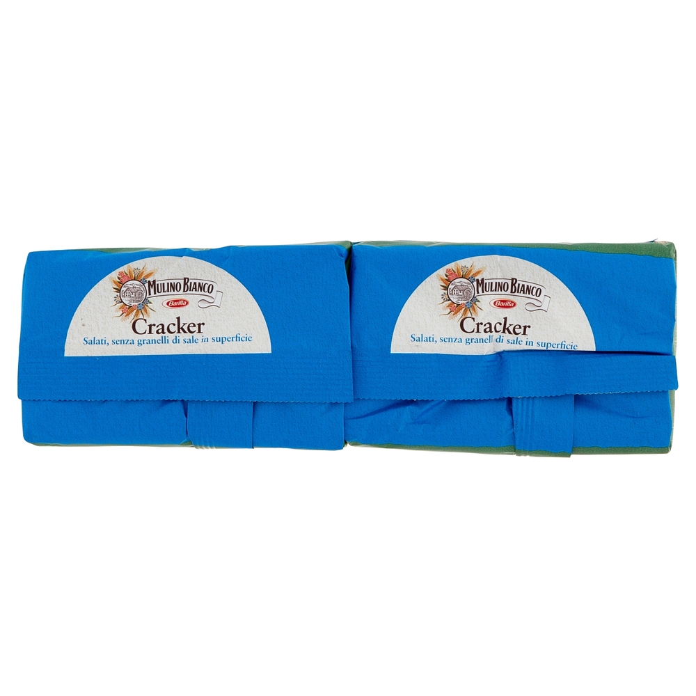 Mulino Bianco Cracker Salati Senza Granelli di Sale in Superficie Bipacco 2x500g
