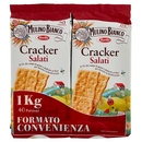 Mulino Bianco Cracker Salati con Farina Sostenibile 500g X2