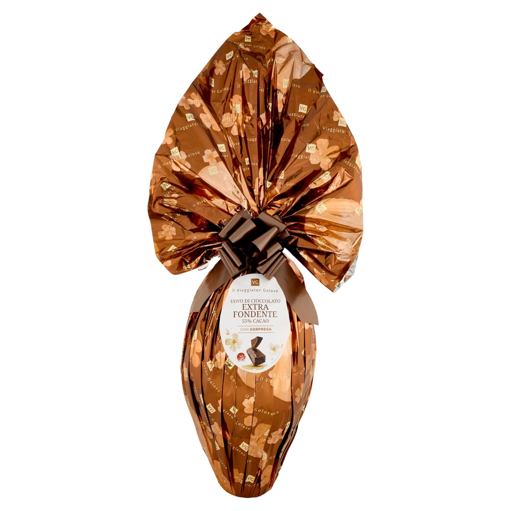 Uovo di Cioccolato Extra Fondente Il Viaggiator Goloso
