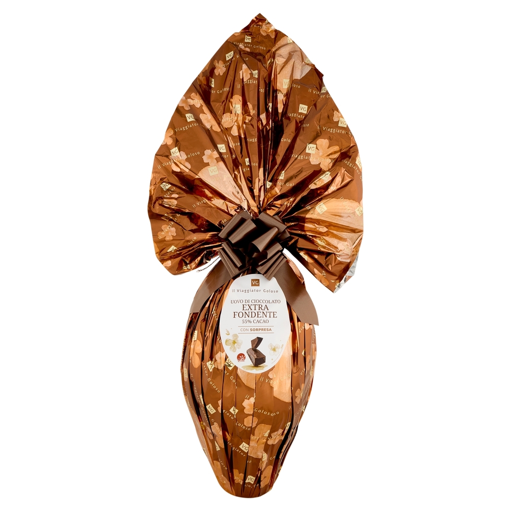 Uovo di Cioccolato Extra Fondente Il Viaggiator Goloso