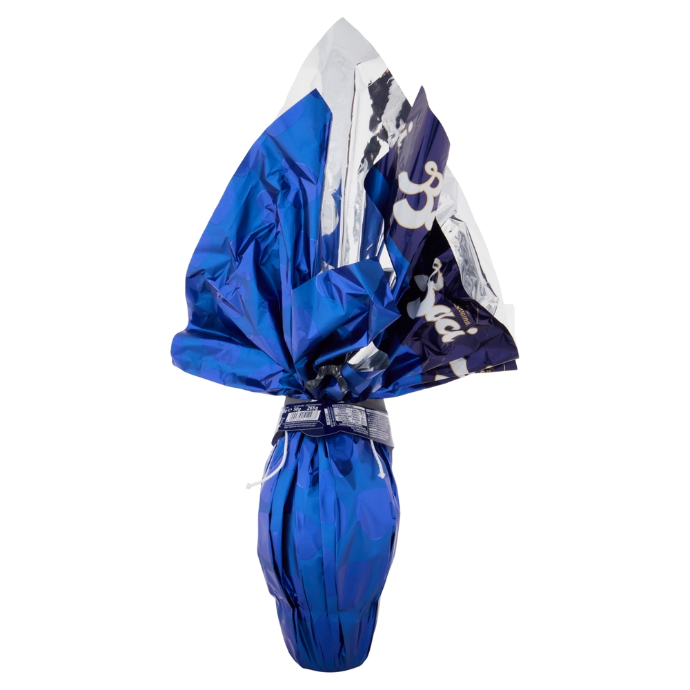 BACI PERUGINA Uovo di Cioccolato Fondente Extra con Sorpresa e 4 Cioccolatini 265 g