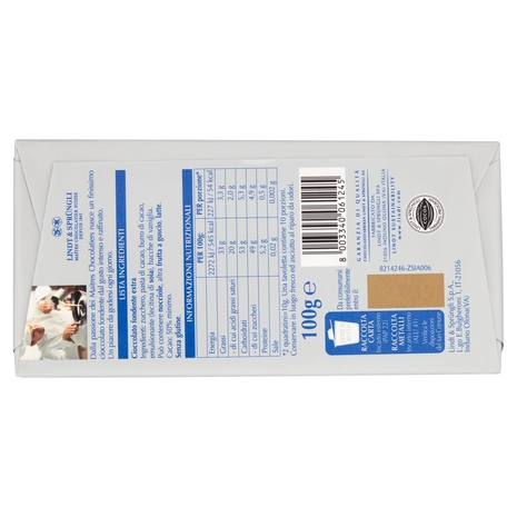 Lindt Gamme Bleue Tavoletta Cioccolato fondente 100 g