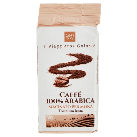 Caffè 100% Arabica Macinato per Moka Il Viaggiator Goloso
