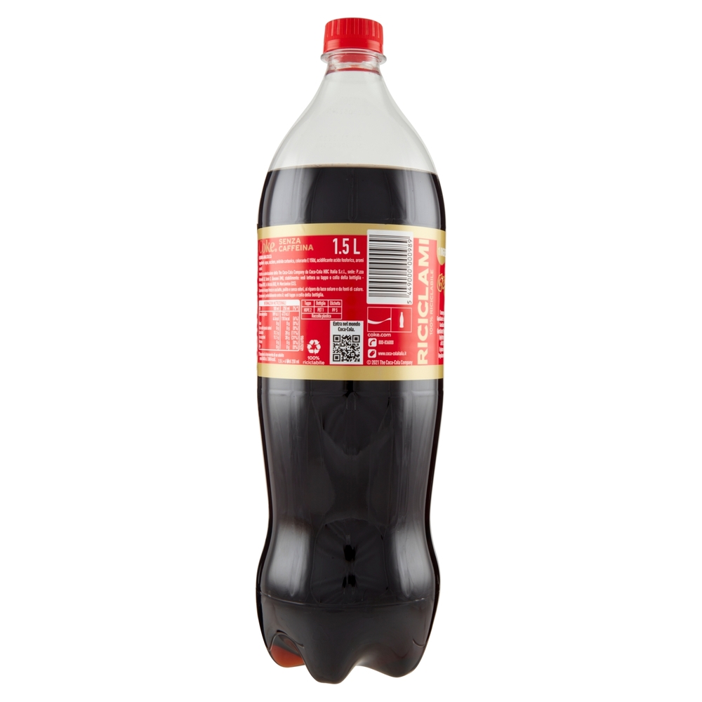 COCA-COLA Senza Caffeina PET 1,5 L