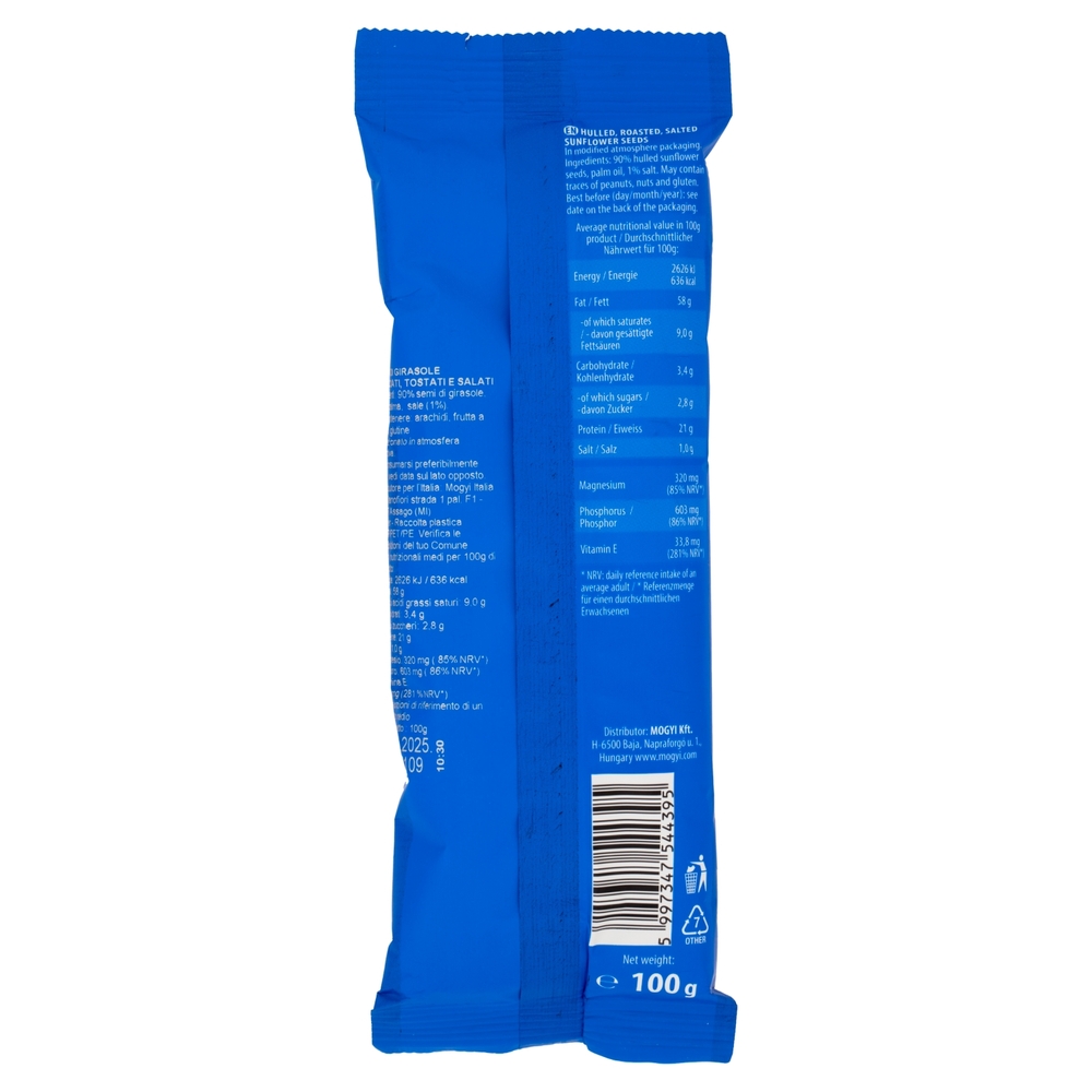 mogyi Sunflower Seeds Hulled, roasted, salted 100 g
