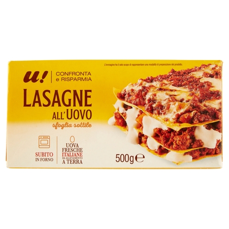 Lasagne all'Uovo U! Confronta e Risparmia