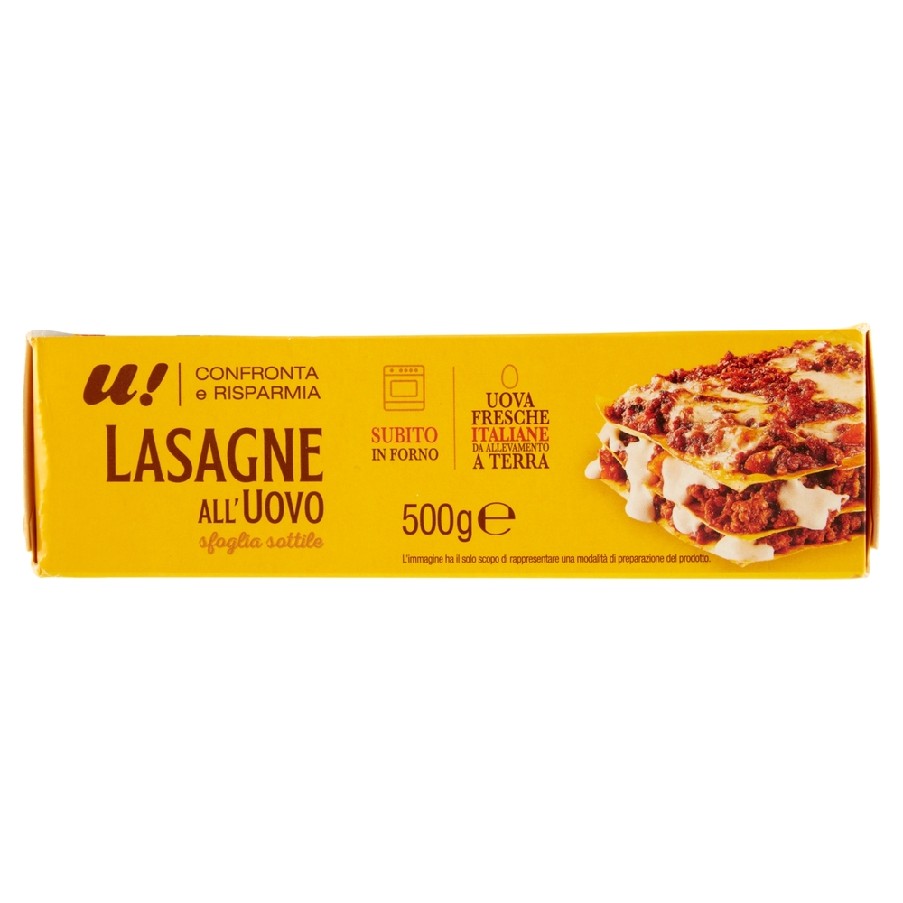 Lasagne all'Uovo U! Confronta e Risparmia
